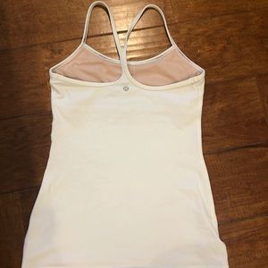 White Lululemon tank size 4